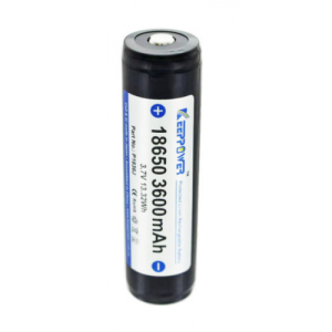 Keeppower 18650 3600mAh Lithium Ion Rechargeable Battery